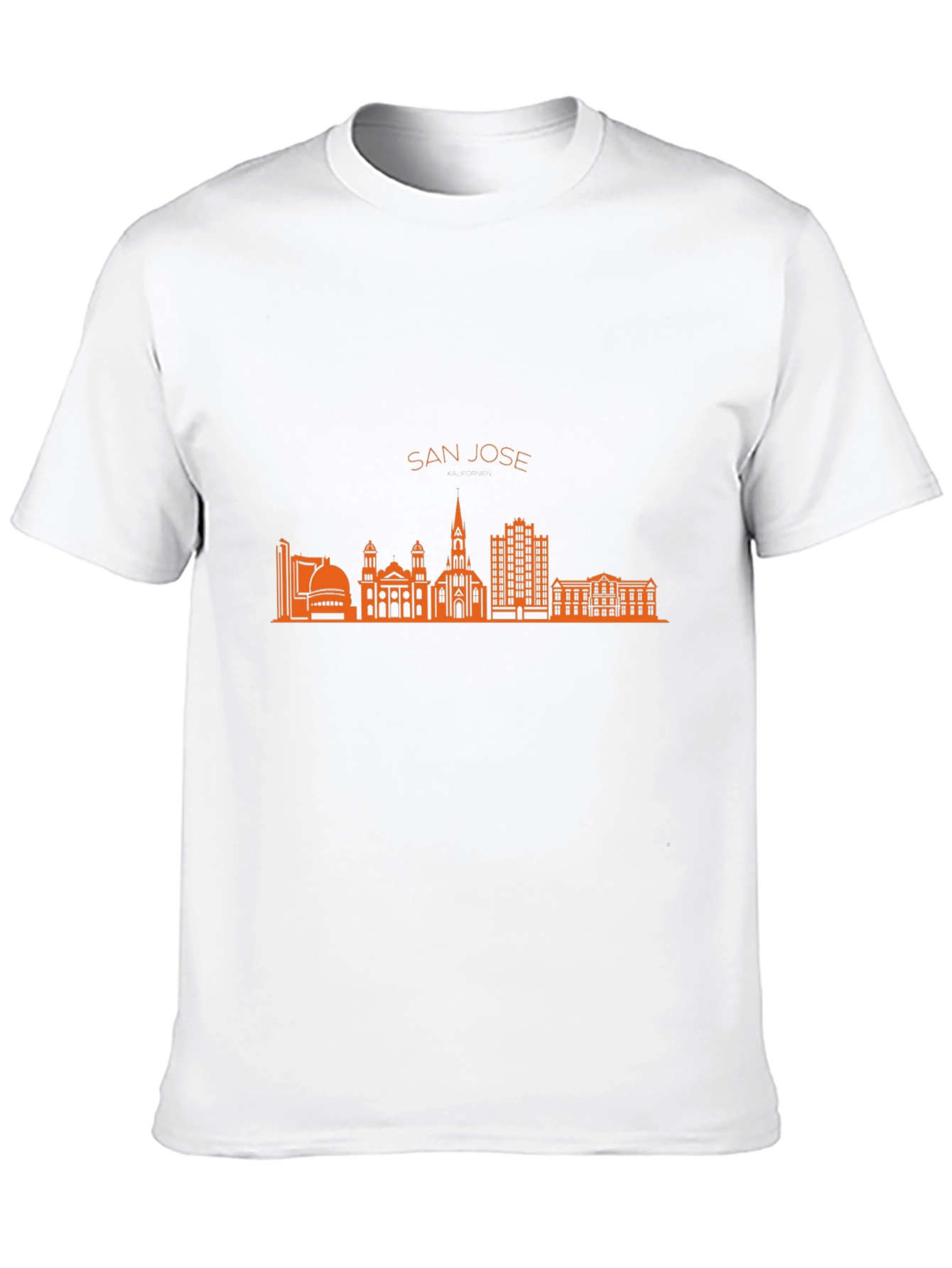 San Jose Skyline Black T-Shirt