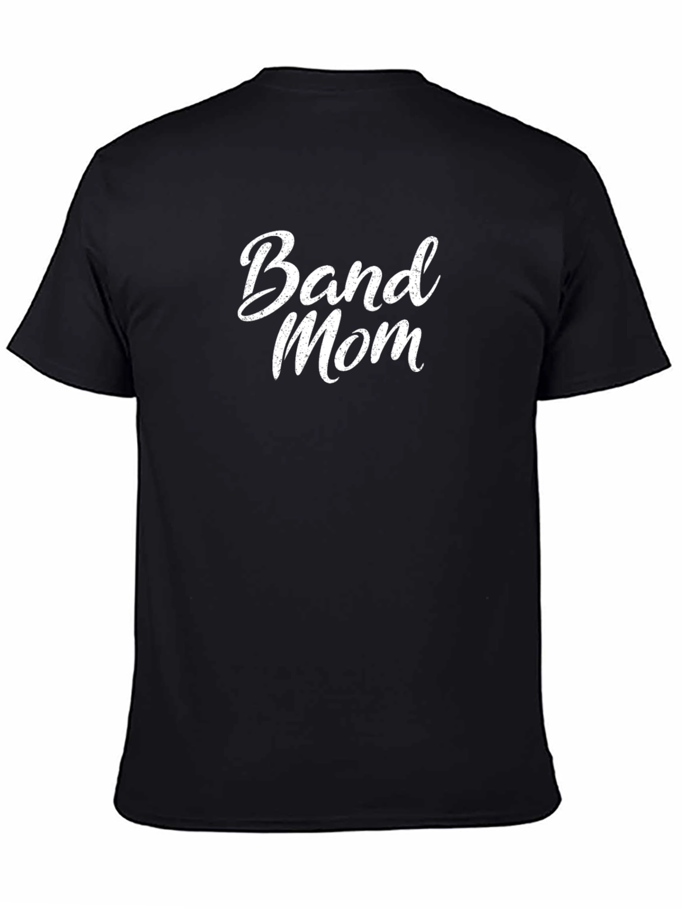 Band Mom Graphic T-Shirt - Black Cotton Tee