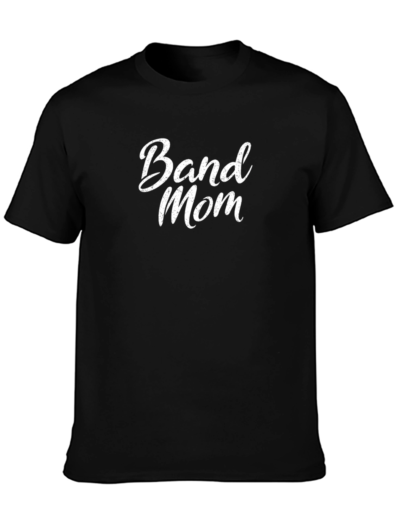 Band Mom Graphic T-Shirt - Black Cotton Tee