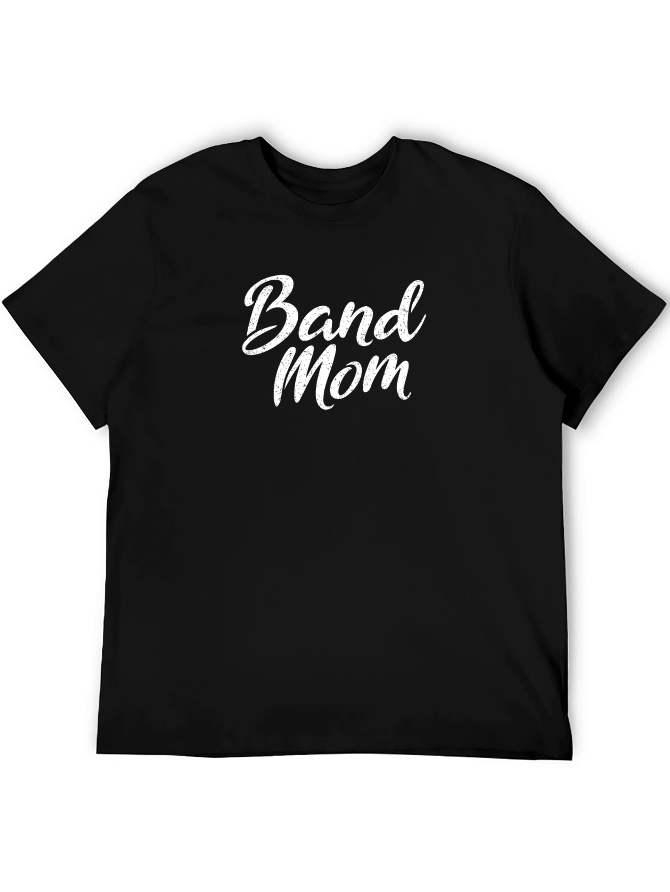 Band Mom Graphic T-Shirt - Black Cotton Tee
