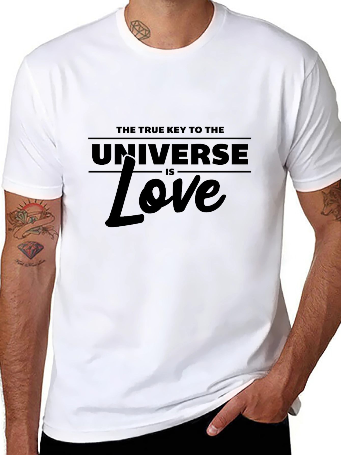 Universe is Love T-Shirt - Stylish Graphic Tee