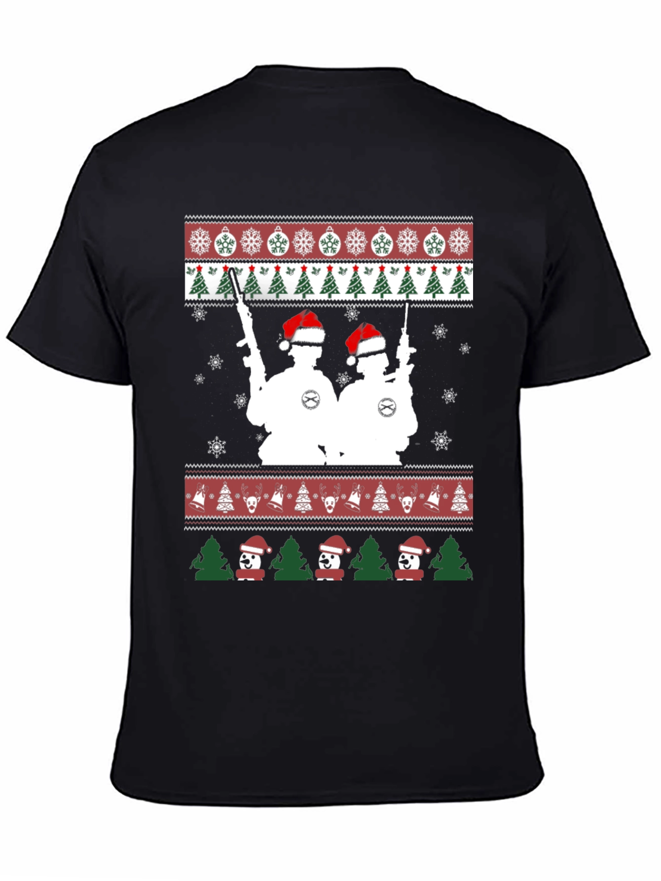 Tactical Christmas Sweater Style T-Shirt