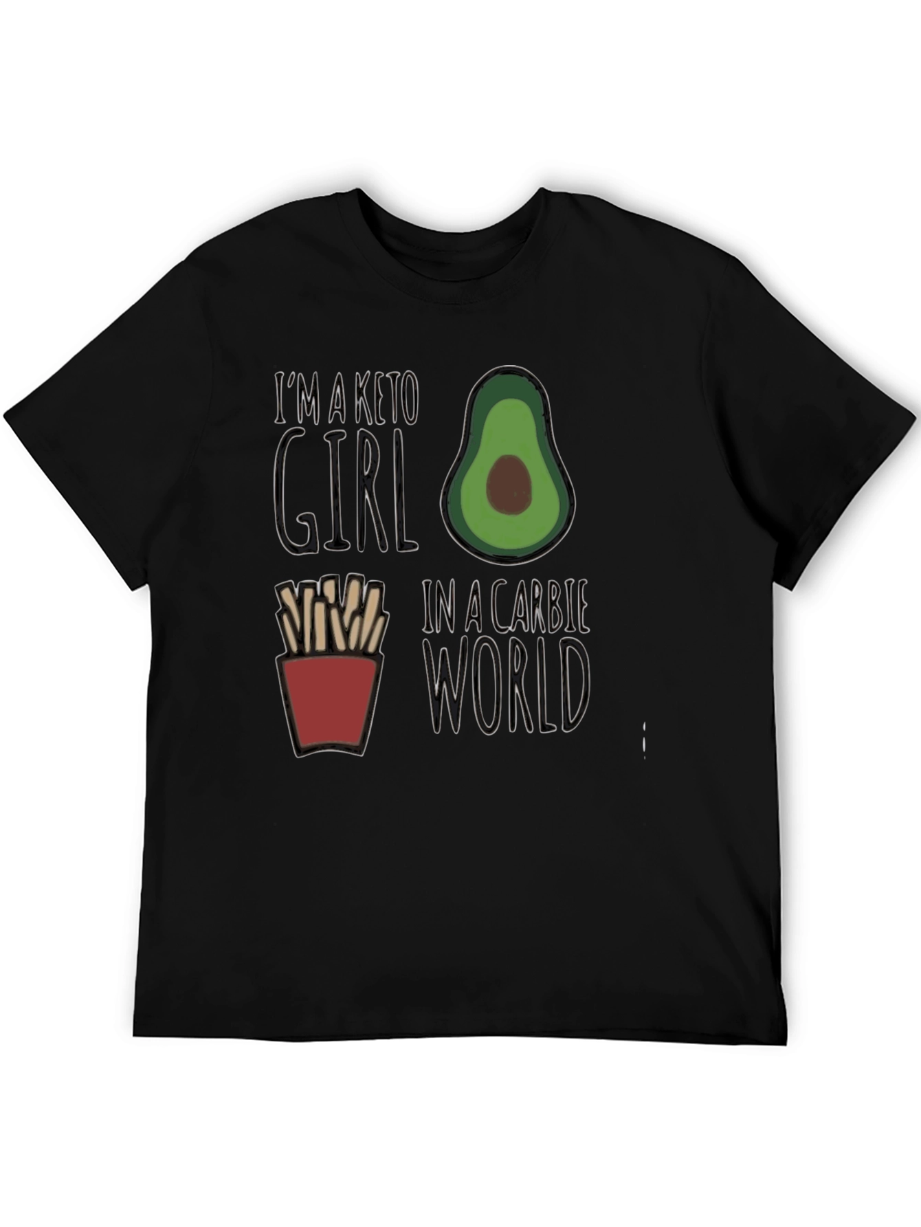 Keto Girl in a Carbie World Graphic Tee