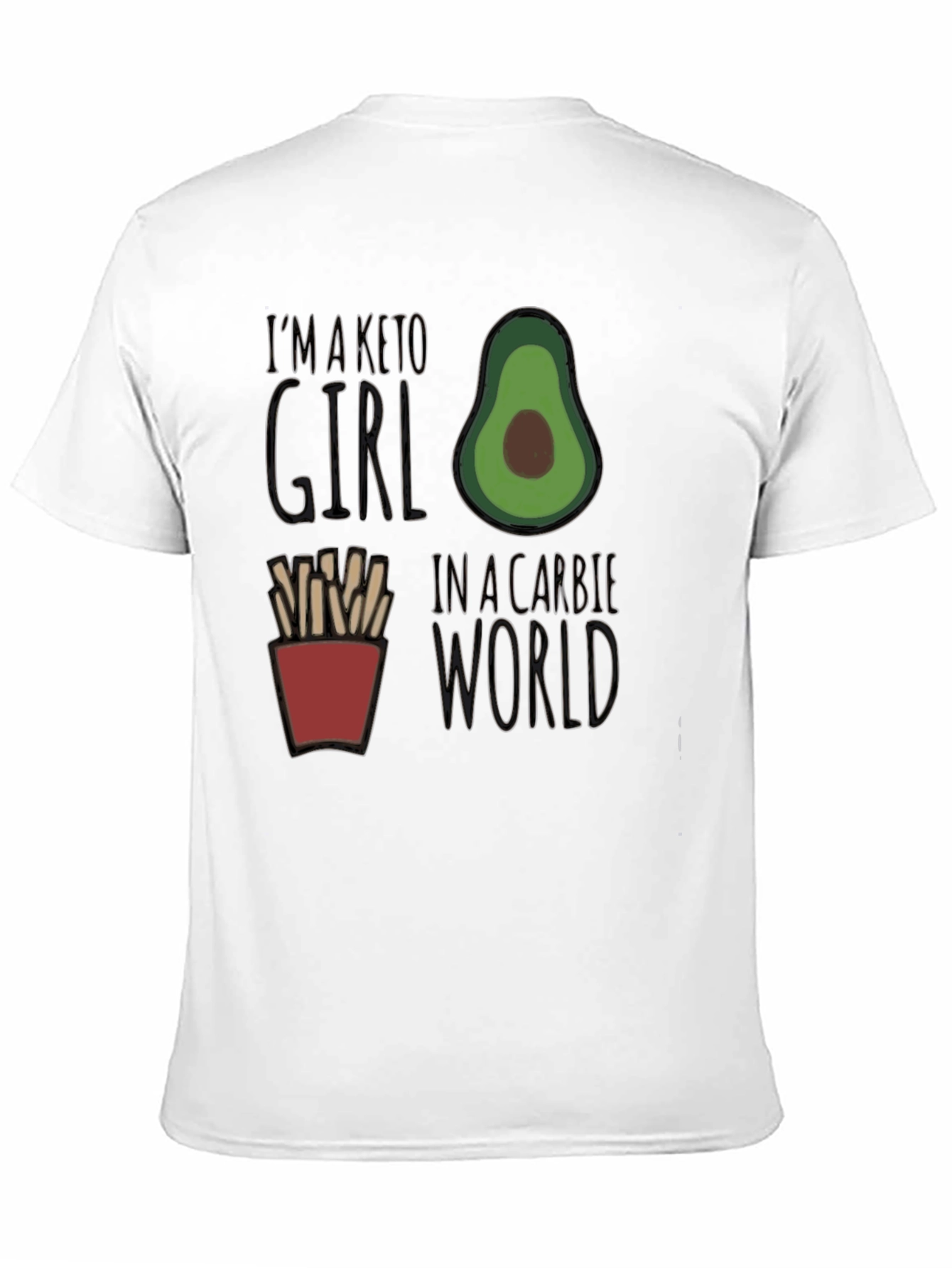 Keto Girl in a Carbie World Graphic Tee