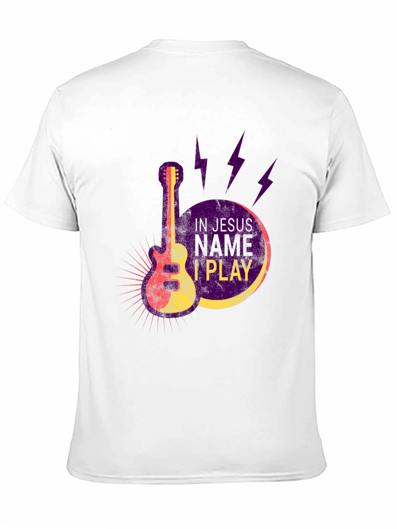 In Jesus Name I Play Guitar T-Shirt