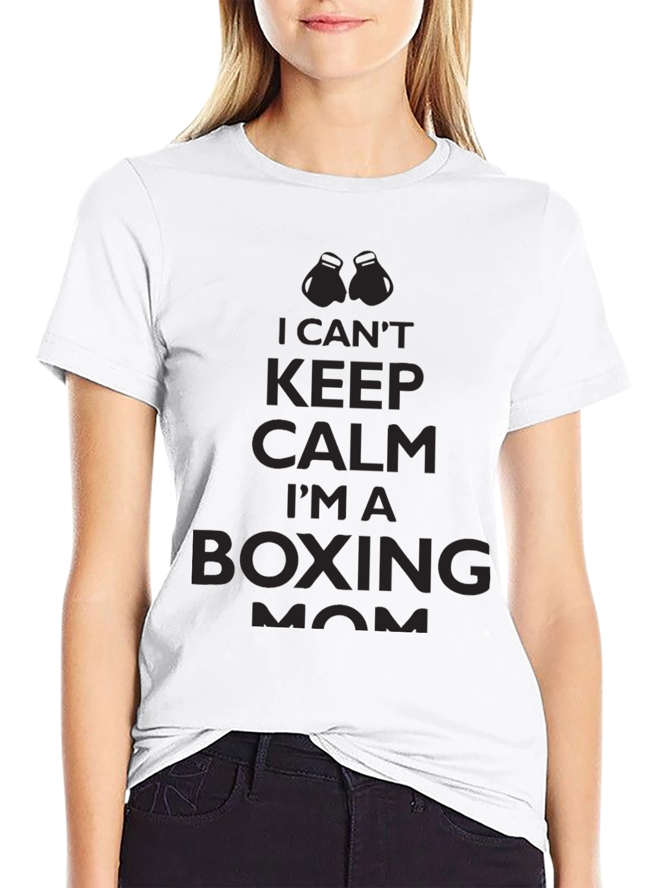 Boxing Mom T-Shirt: Cant Keep Calm!