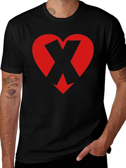 Heart X Down Arrow Graphic Tee