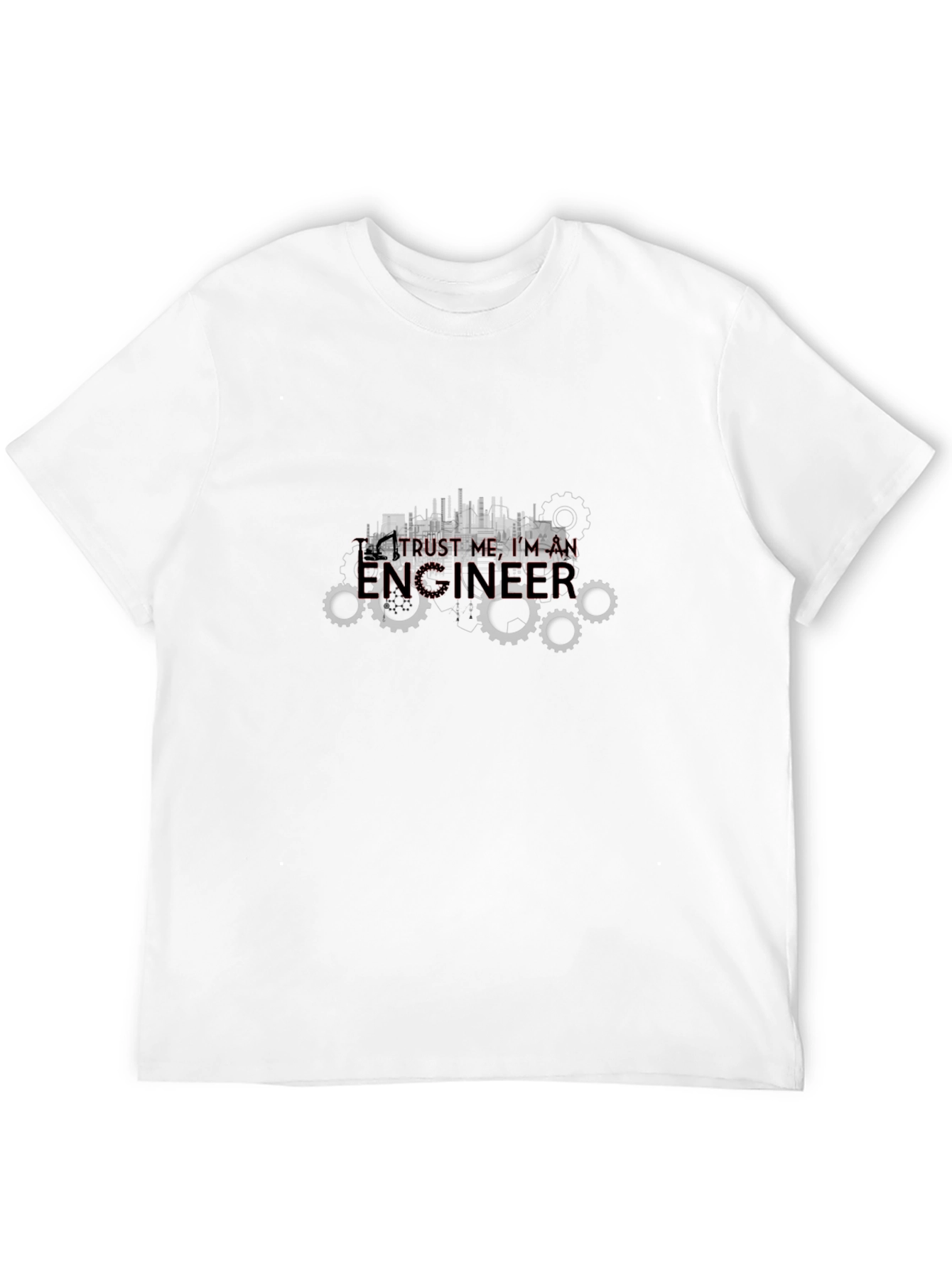 Trust Me Im an Engineer Black T-Shirt