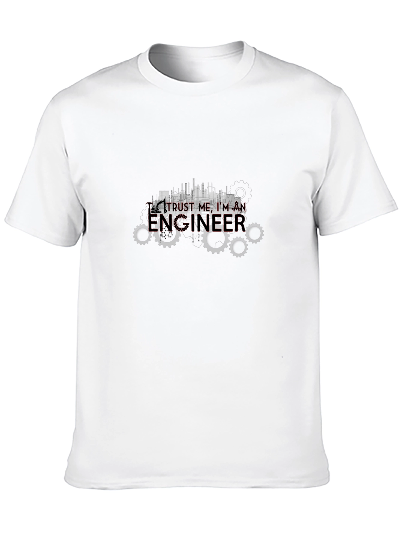 Trust Me Im an Engineer Black T-Shirt