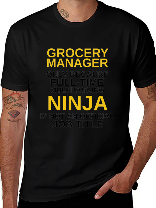 Grocery Manager Ninja T-Shirt