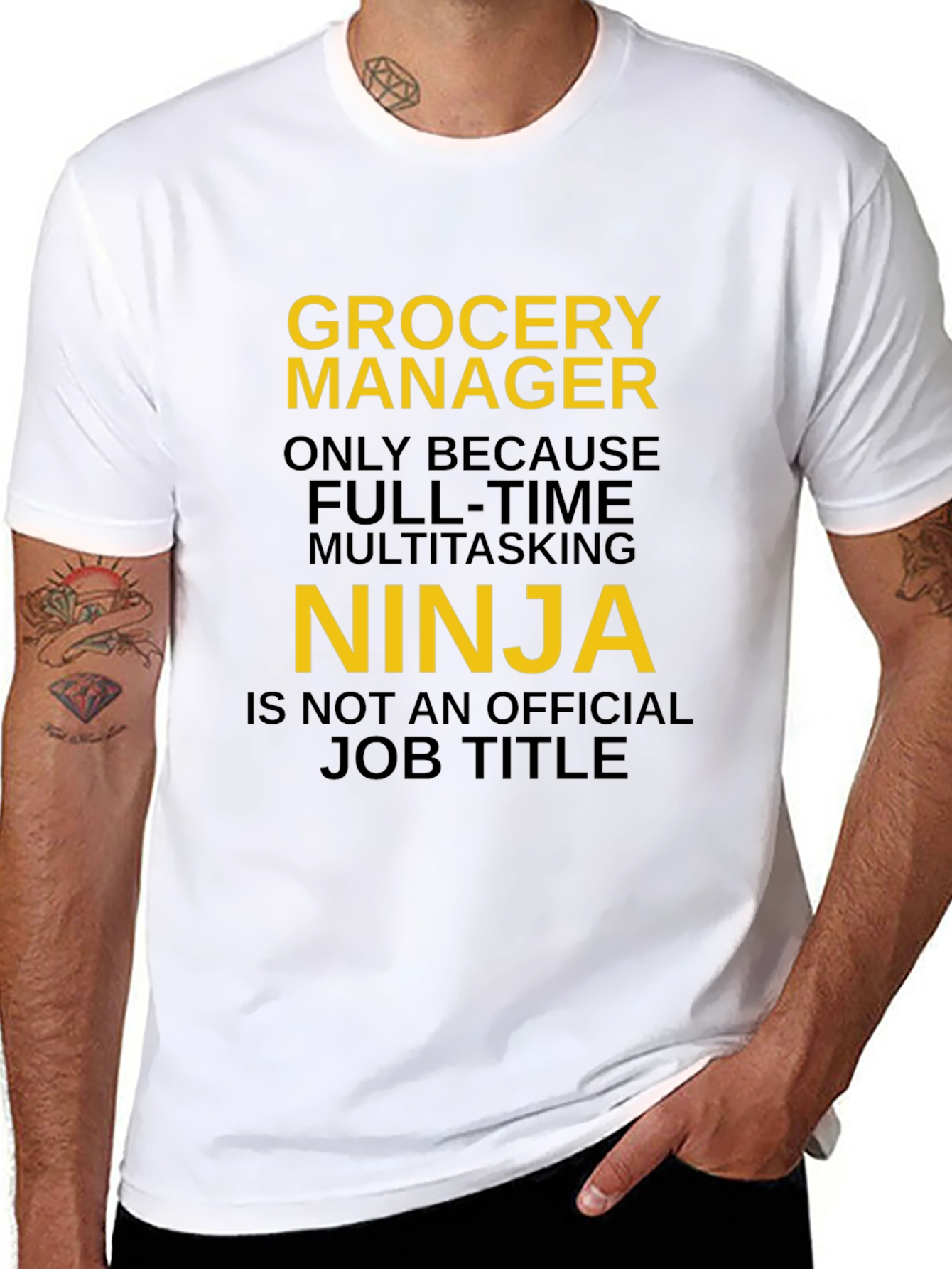 Grocery Manager Ninja T-Shirt