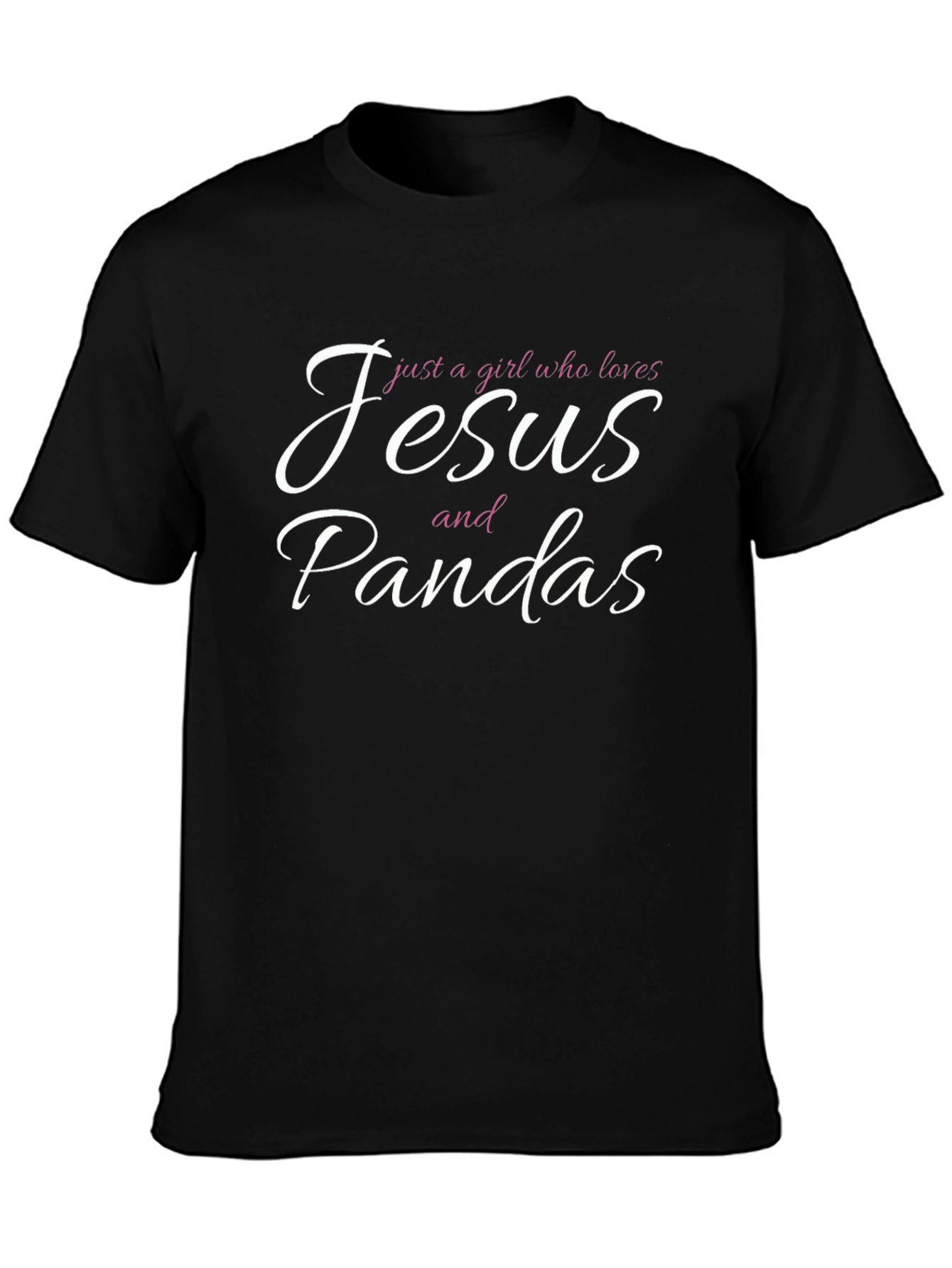 Jesus & Pandas T-Shirt - Girl Who Loves Tee