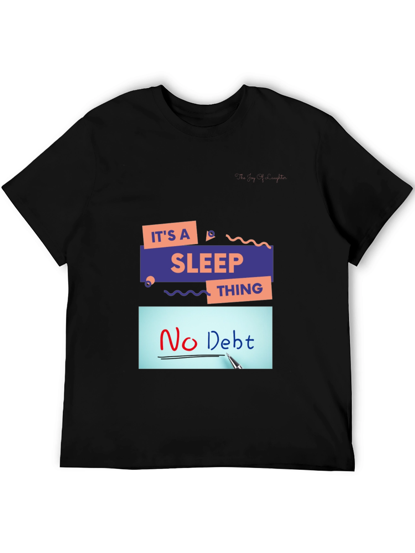 Its A Sleep Thing Graphic Black T-Shirt