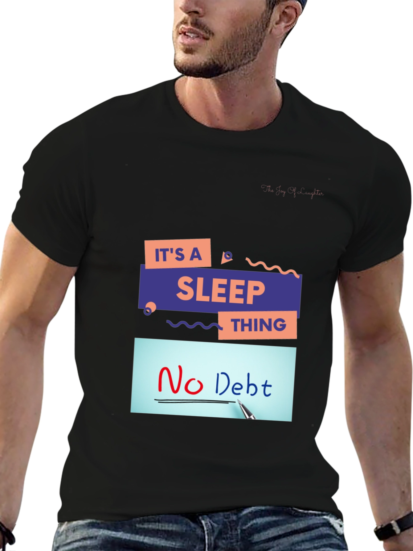 Its A Sleep Thing Graphic Black T-Shirt