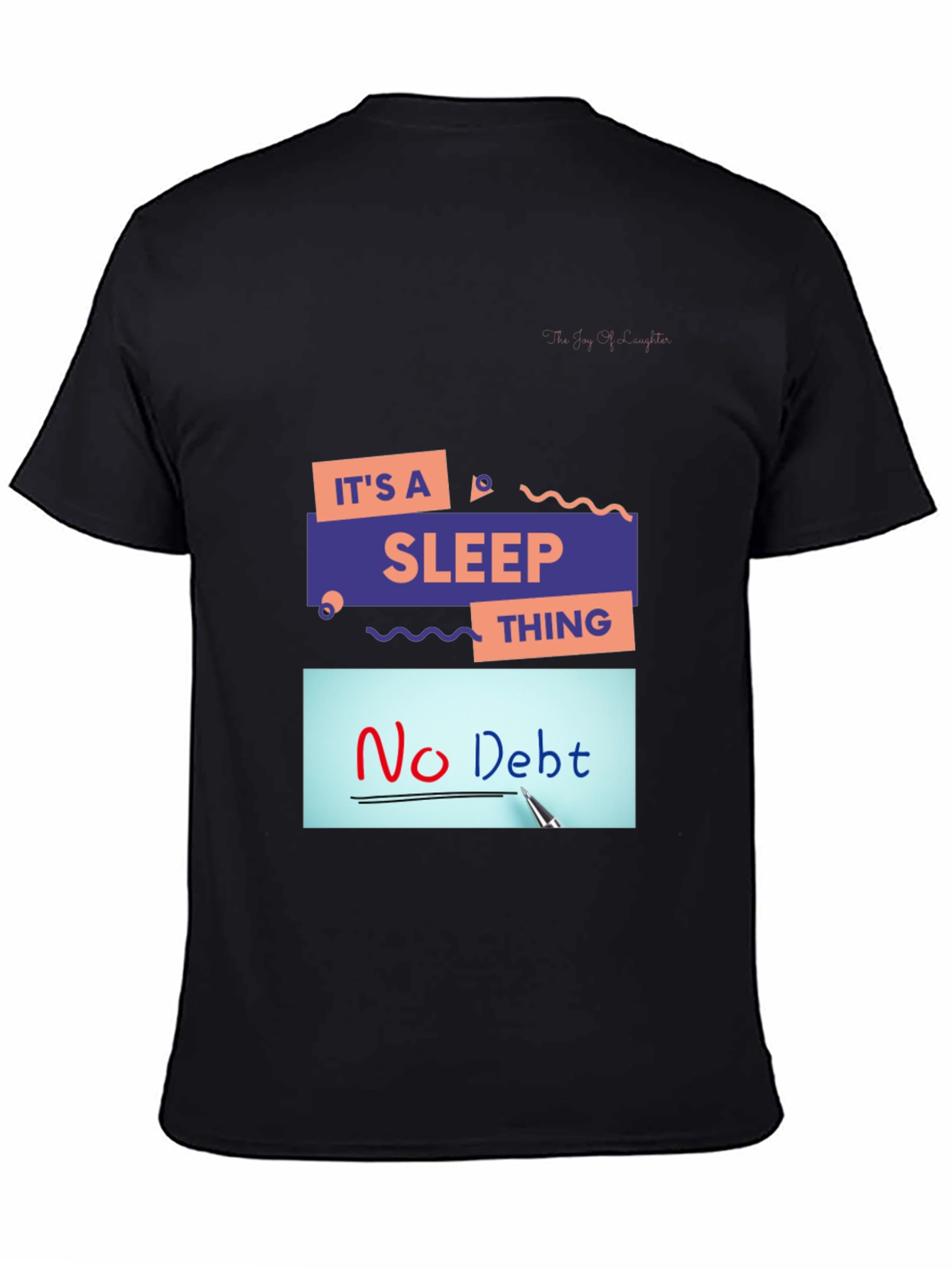 Its A Sleep Thing Graphic Black T-Shirt