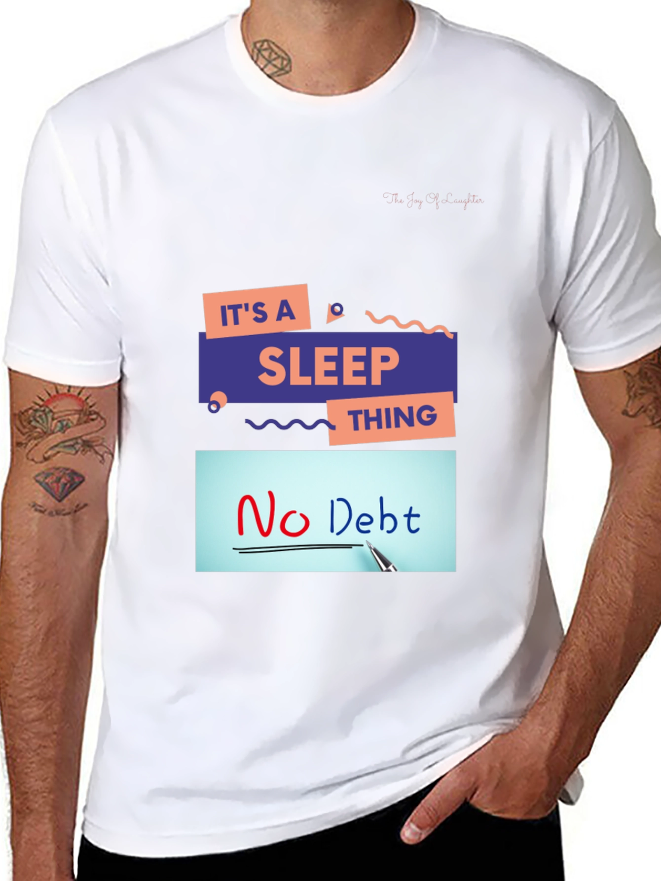 Its A Sleep Thing Graphic Black T-Shirt