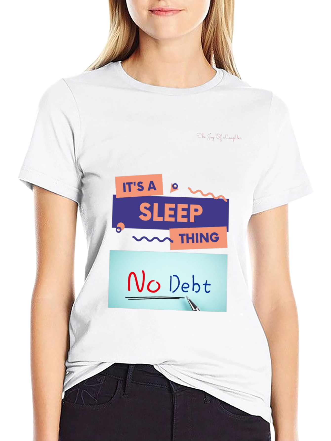 Its A Sleep Thing Graphic Black T-Shirt