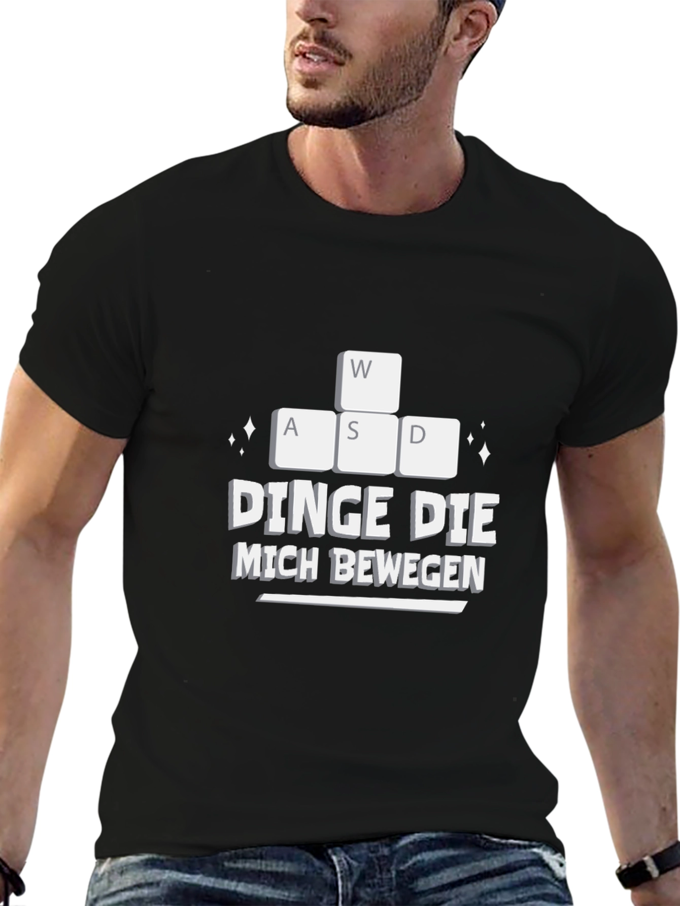 Gamer T-Shirt - WASD Keys Dinge Die Mich Bewegen