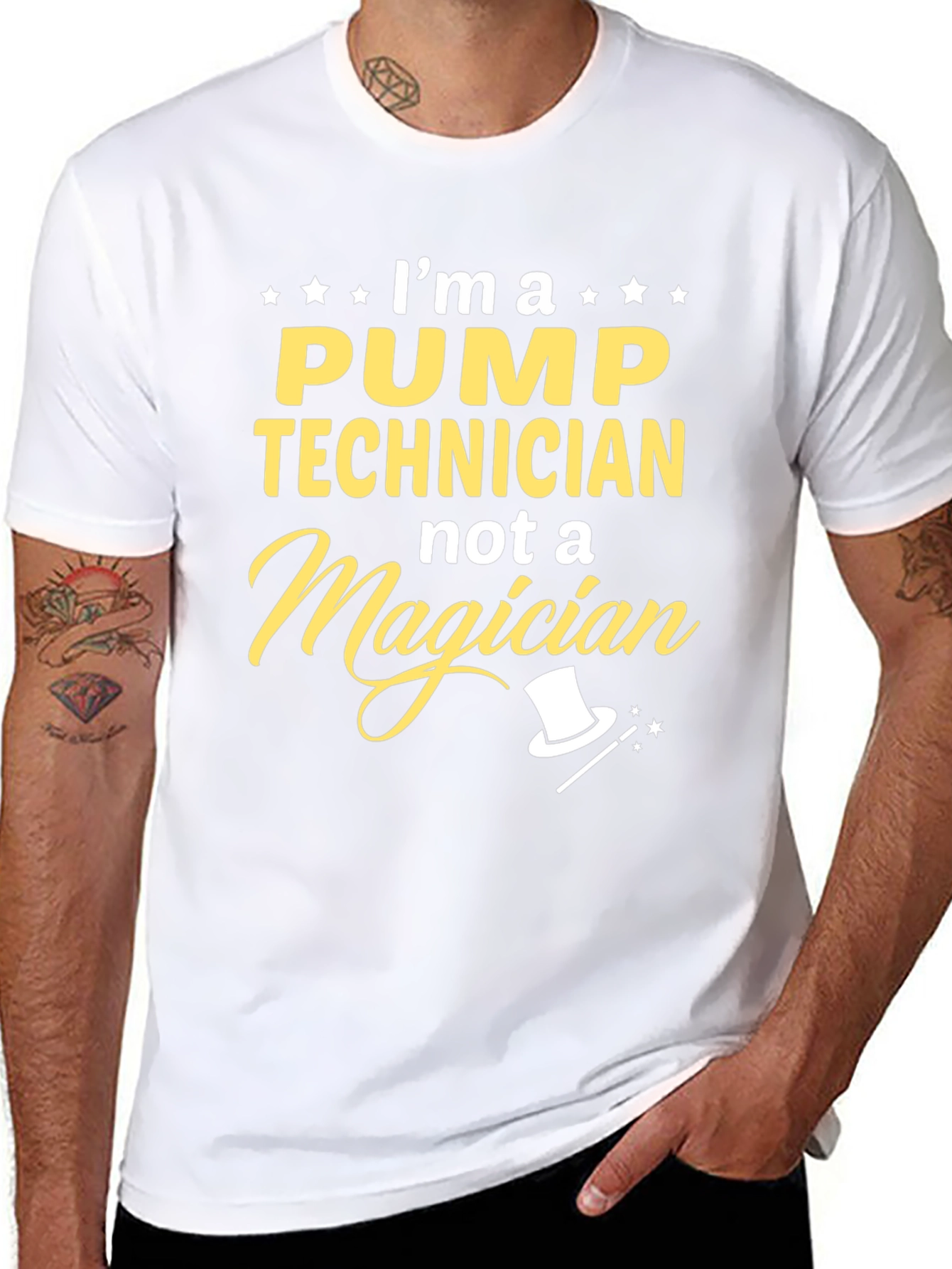 Pump Technician Graphic Tee - Not a Magician T-Shirt