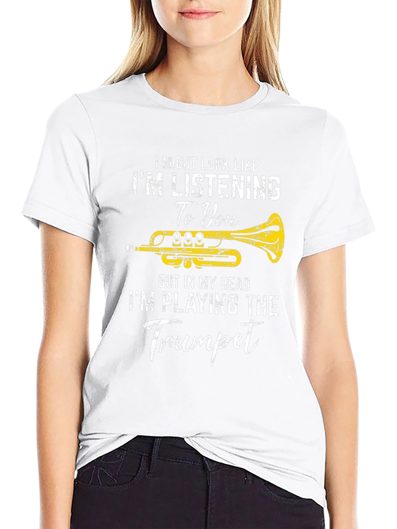 Trumpet Player Graphic T-Shirt - Musician Tee