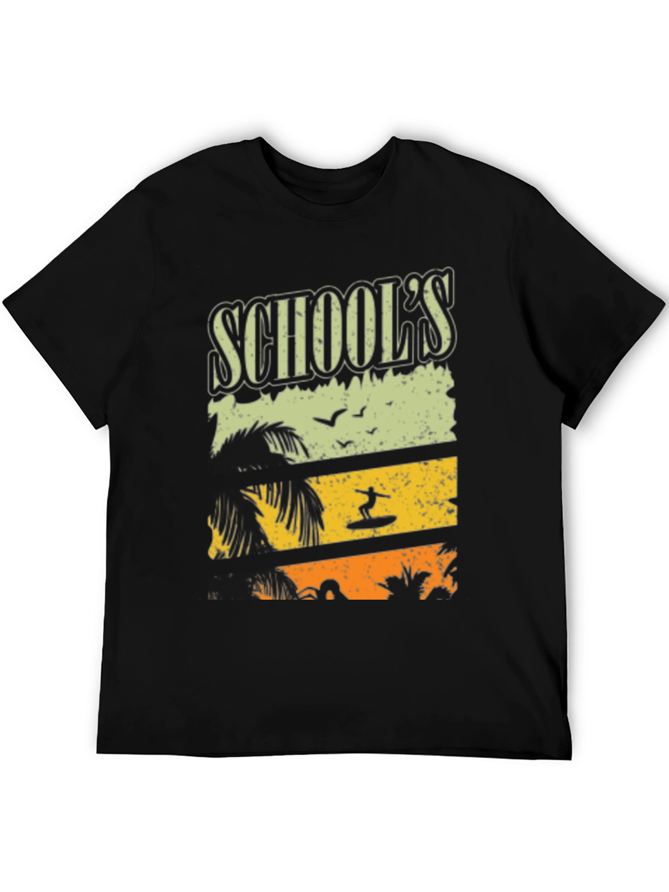 Schools Out Summer Surfing Tee