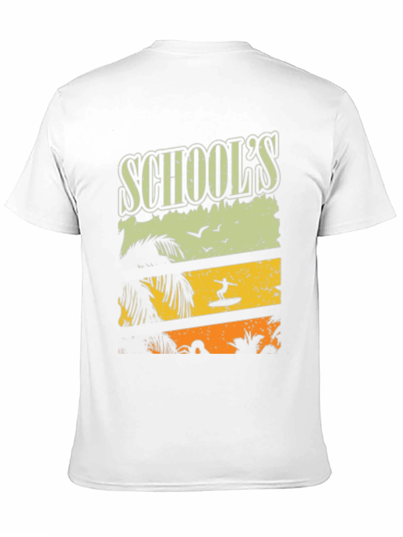 Schools Out Summer Surfing Tee