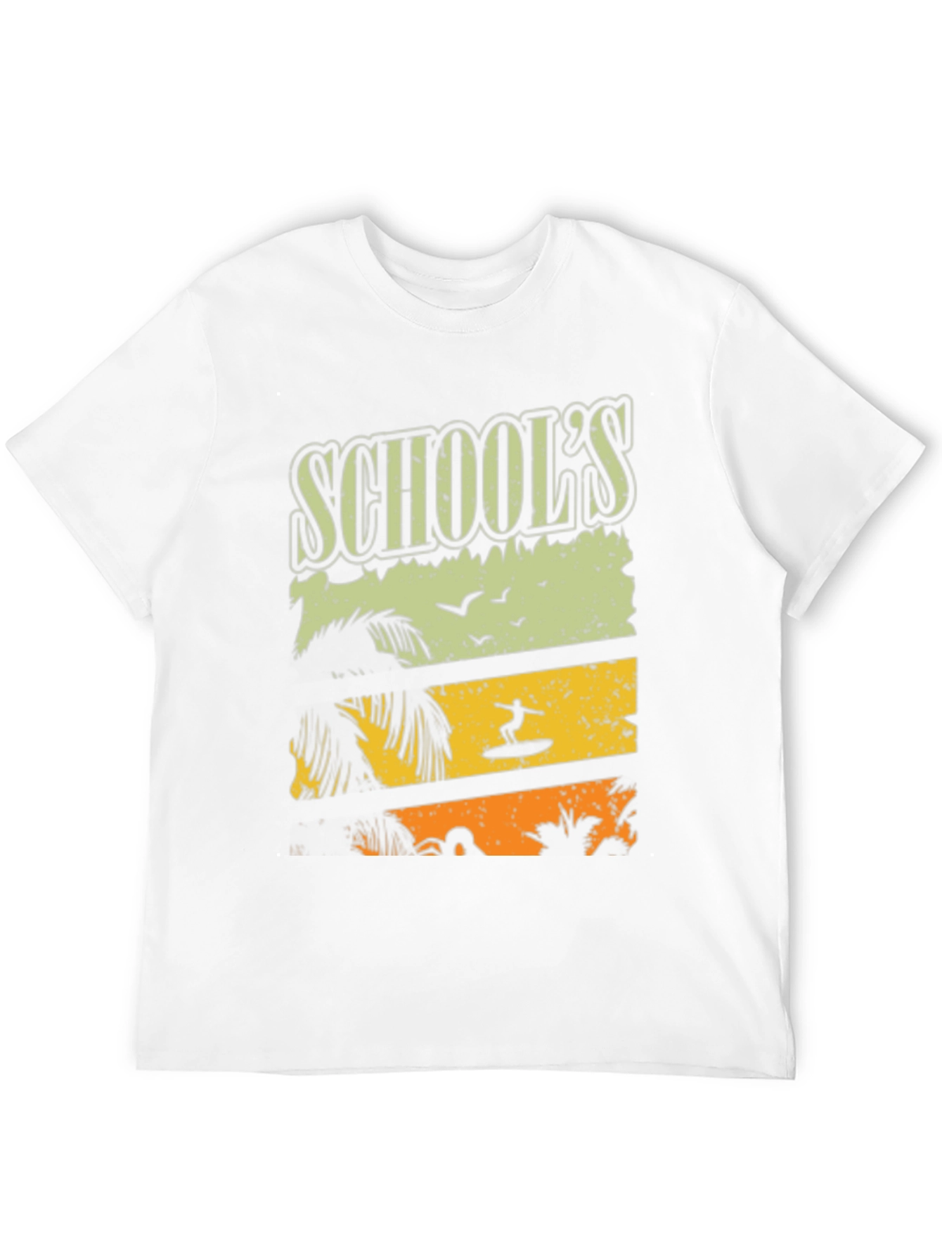 Schools Out Summer Surfing Tee