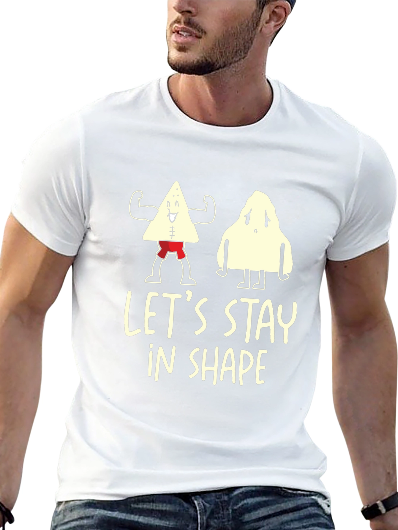 Stay In Shape Funny Graphic T-Shirt