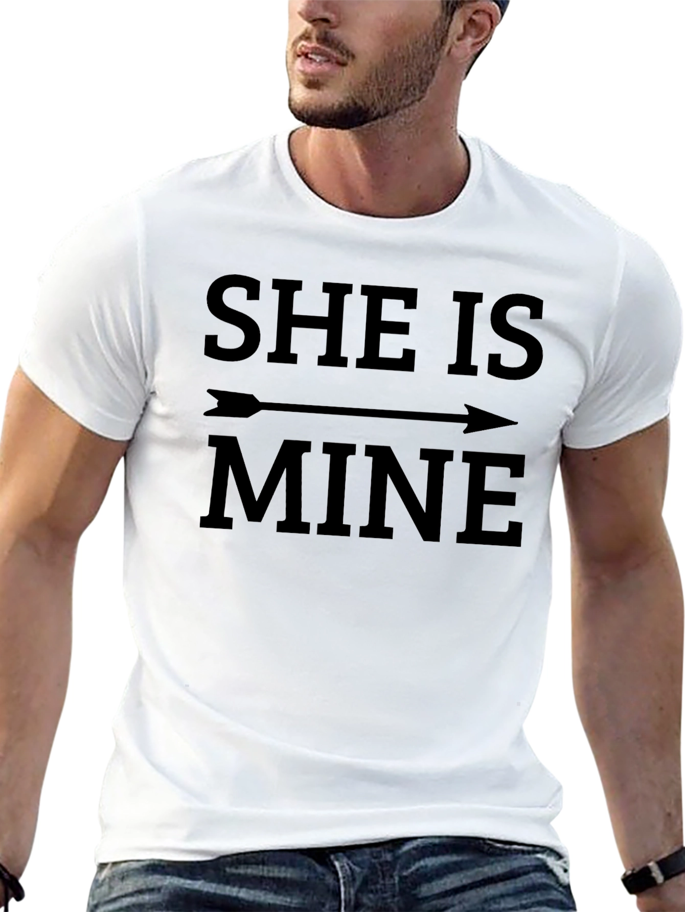 She Is Mine T-Shirt - Matching Couple Tee