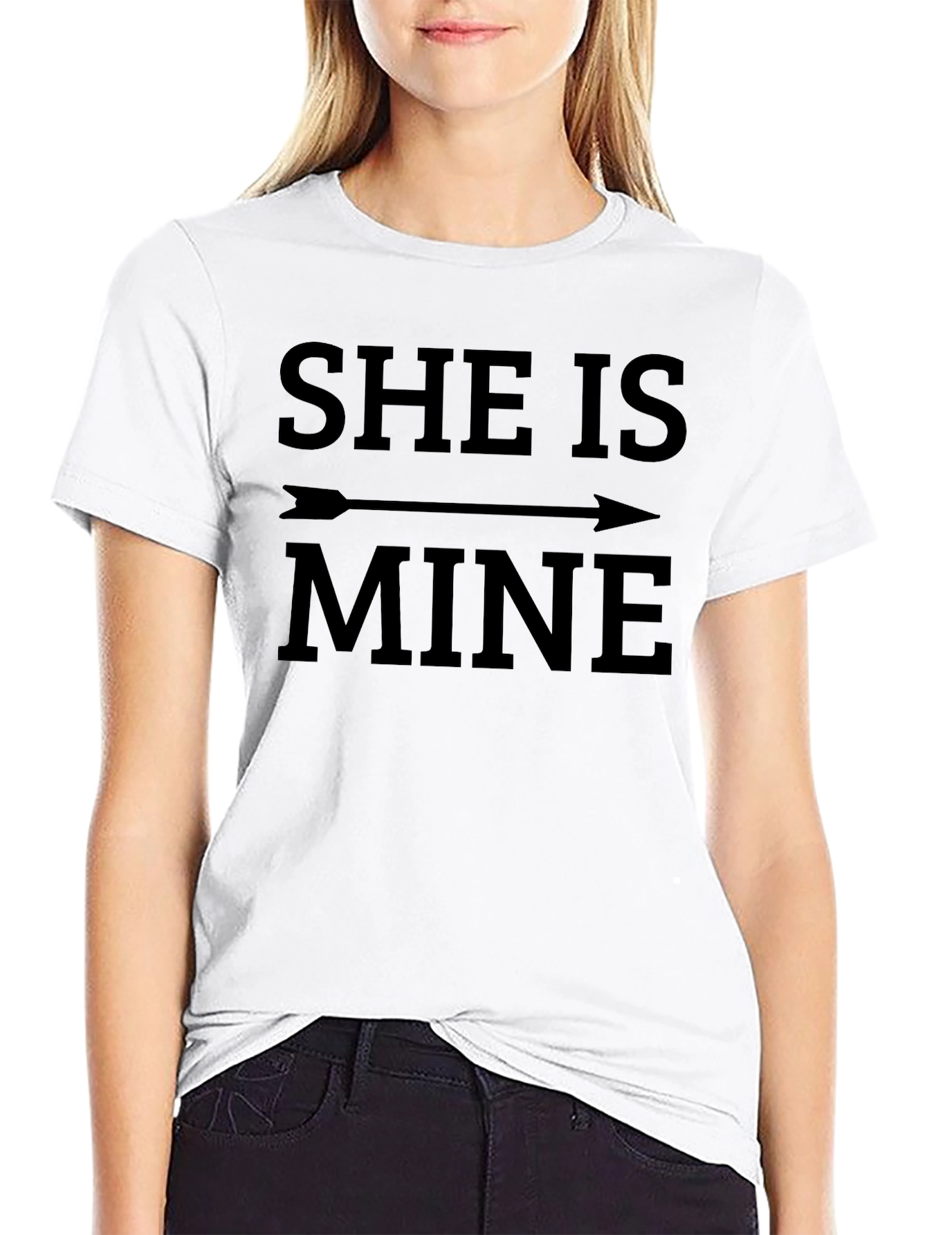 She Is Mine T-Shirt - Matching Couple Tee