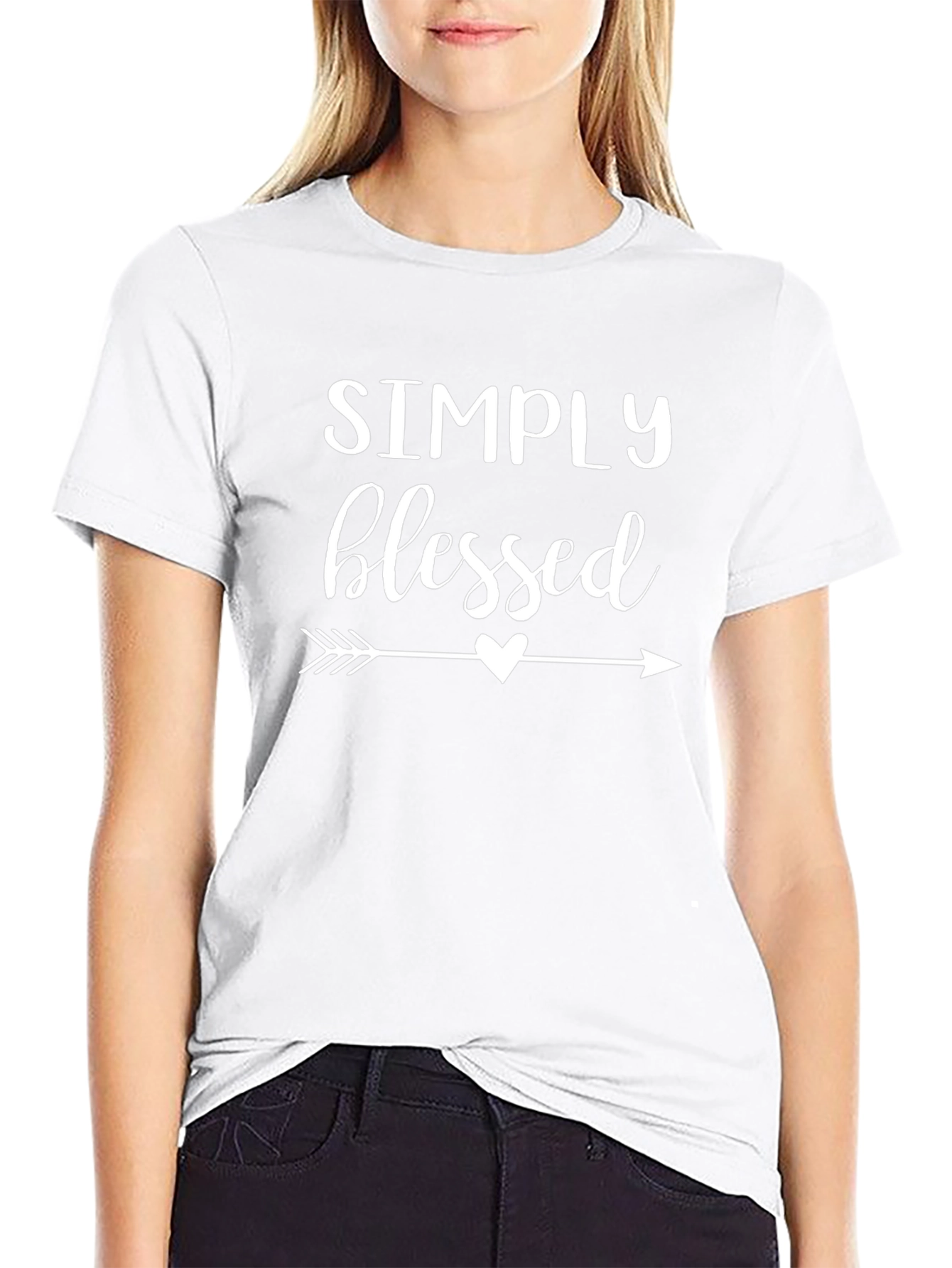 Simply Blessed Arrow Heart T-Shirt
