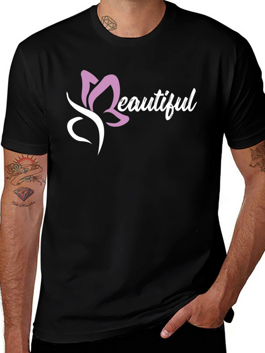 Beautiful Butterfly Graphic T-Shirt - Stylish Menswear