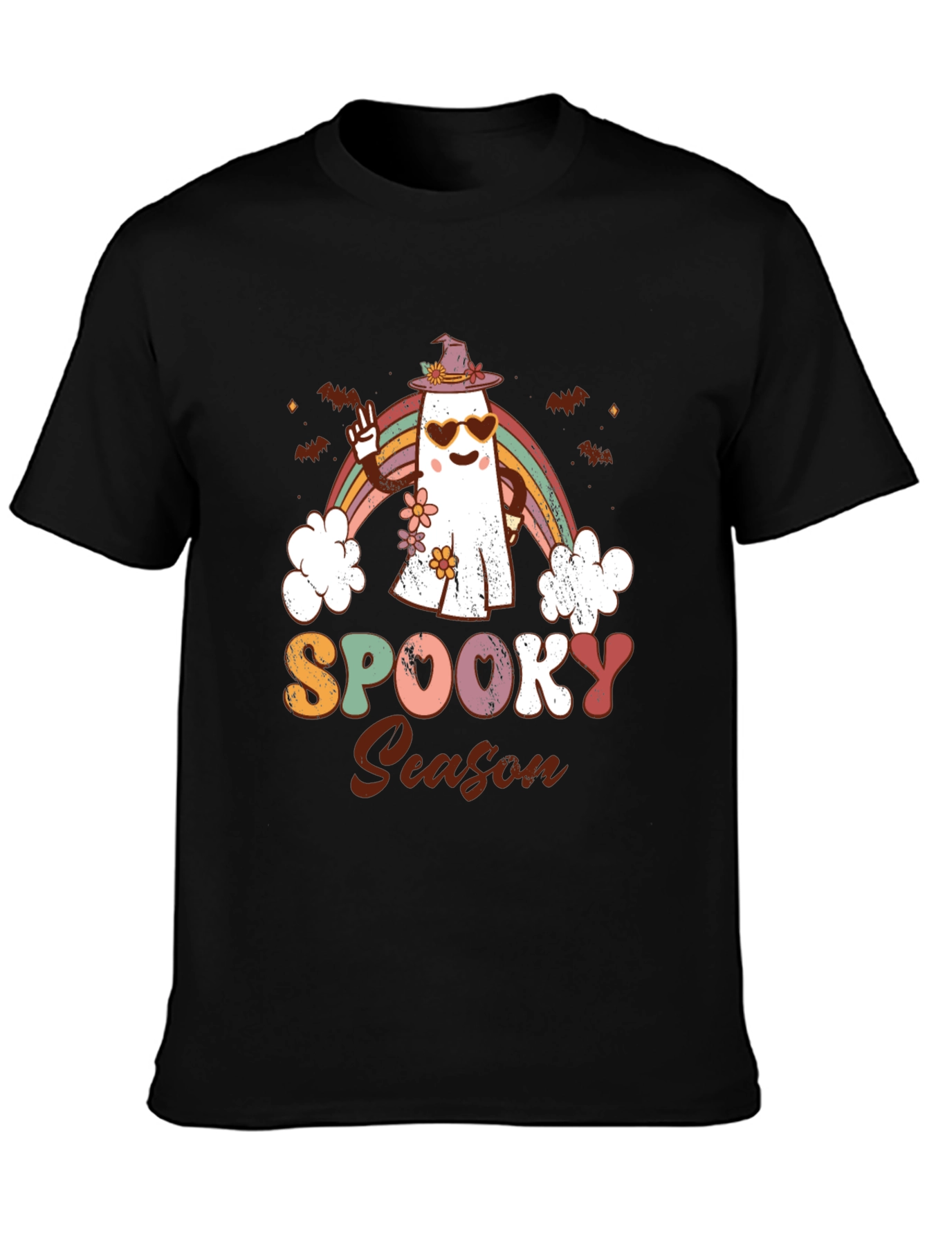 Spooky Season Ghost T-Shirt - Halloween Graphic Tee