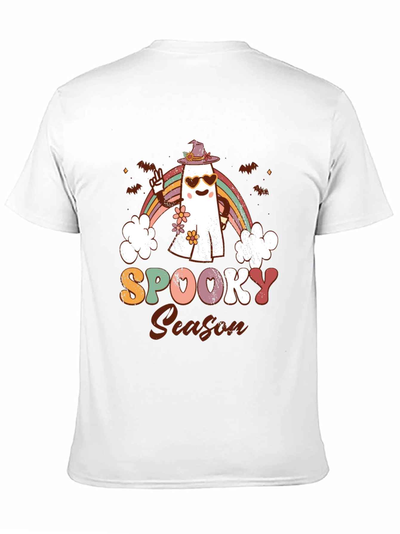 Spooky Season Ghost T-Shirt - Halloween Graphic Tee