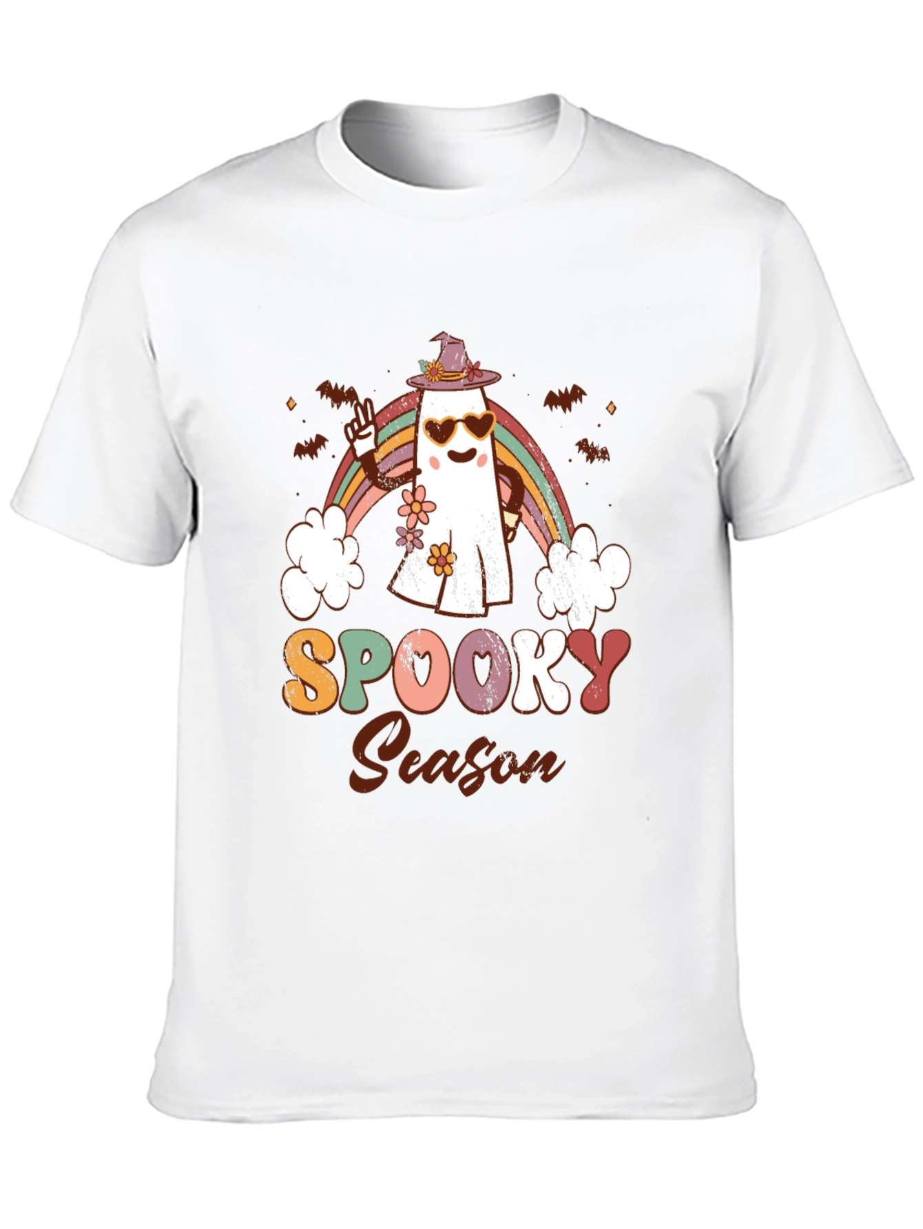 Spooky Season Ghost T-Shirt - Halloween Graphic Tee
