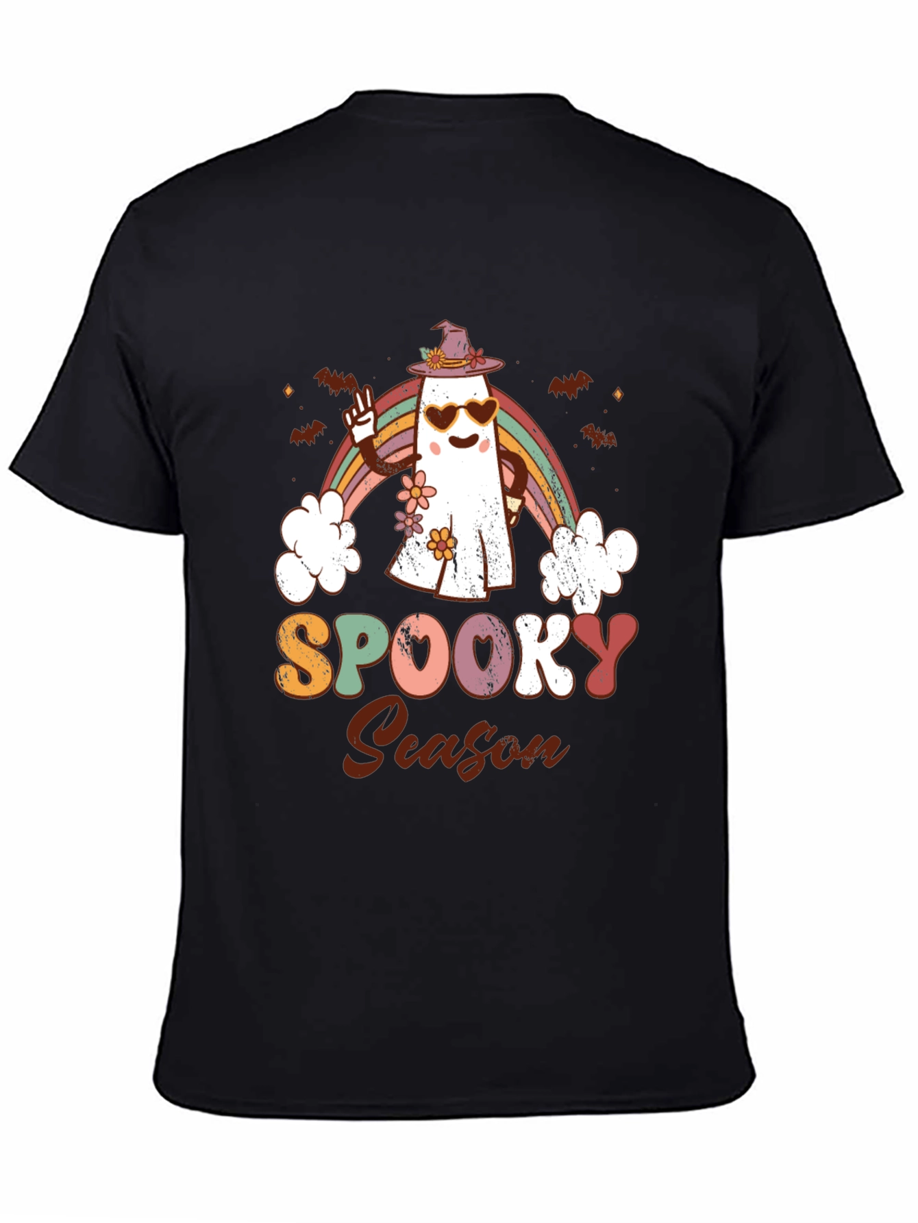 Spooky Season Ghost T-Shirt - Halloween Graphic Tee