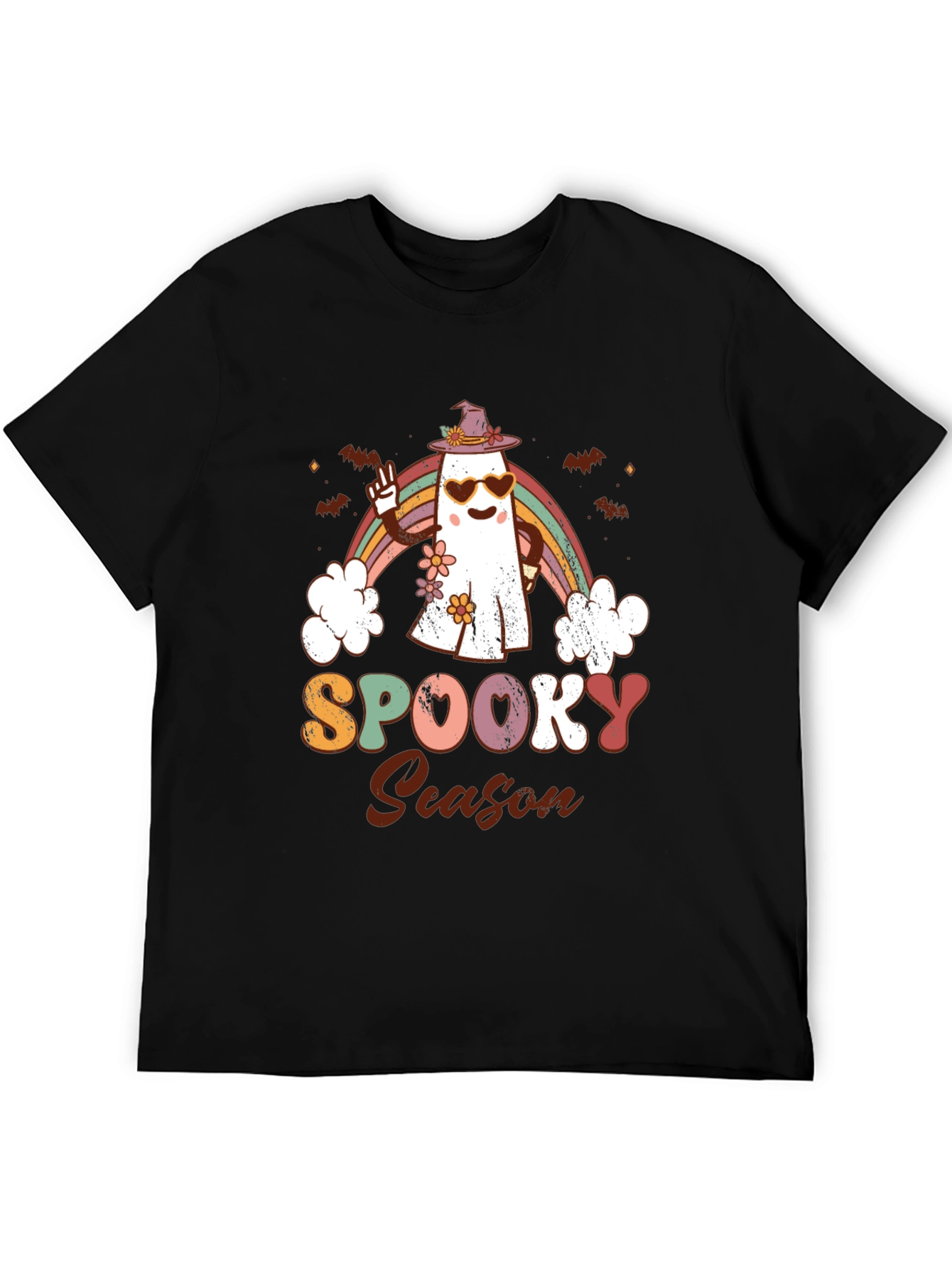 Spooky Season Ghost T-Shirt - Halloween Graphic Tee