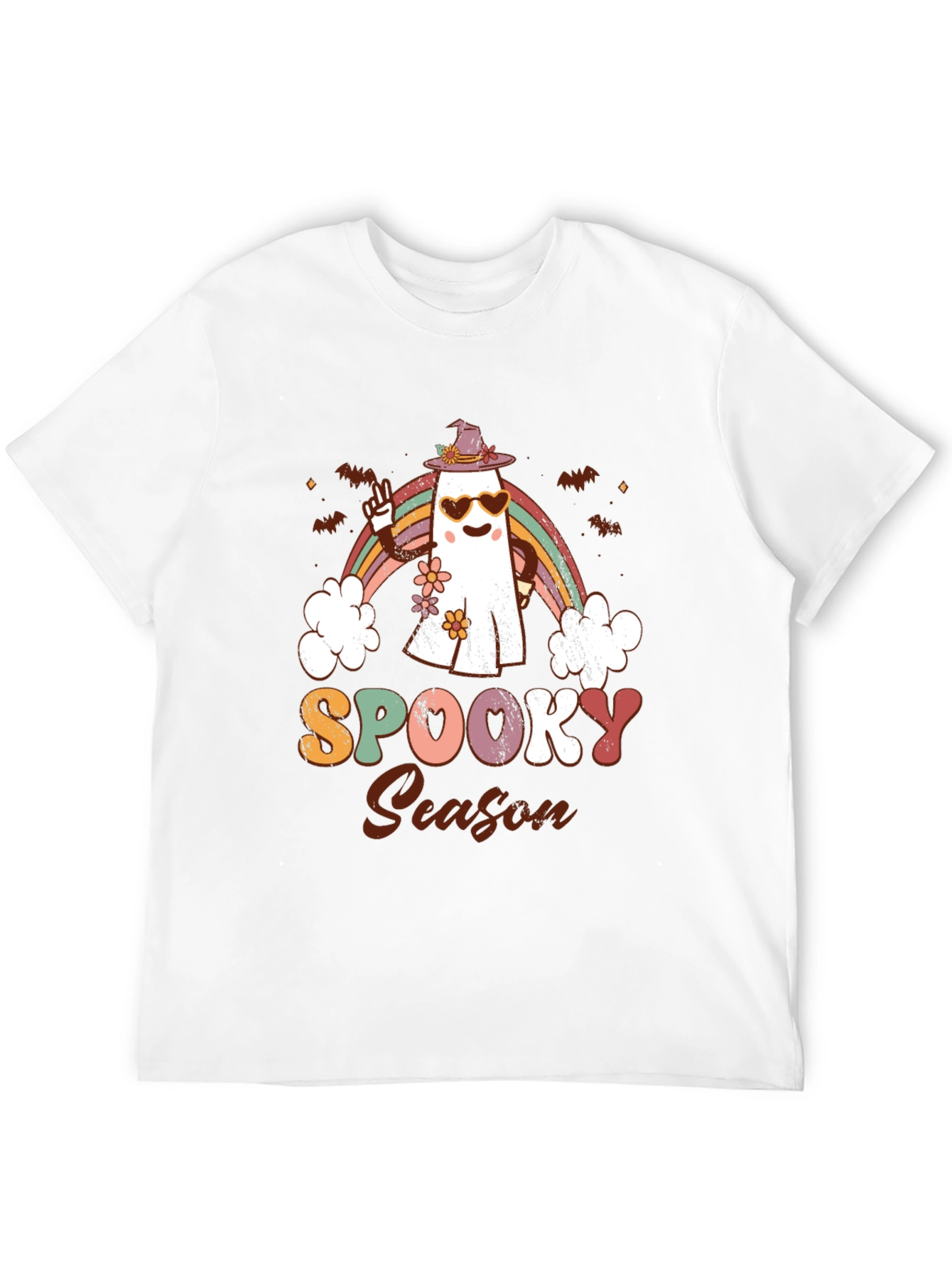 Spooky Season Ghost T-Shirt - Halloween Graphic Tee
