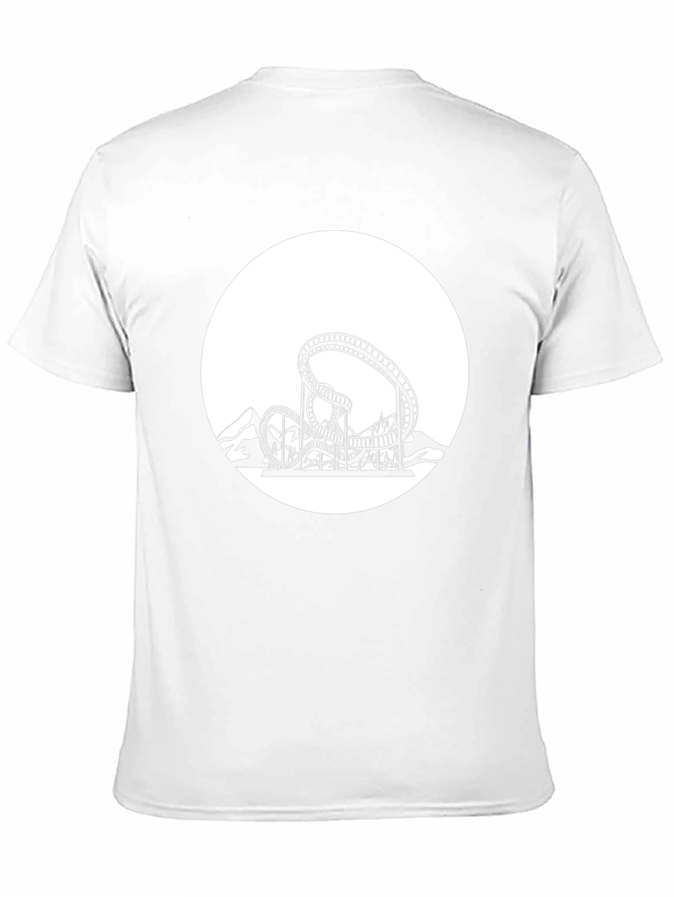 Roller Coaster Graphic Tee - Thrill Ride Shirt