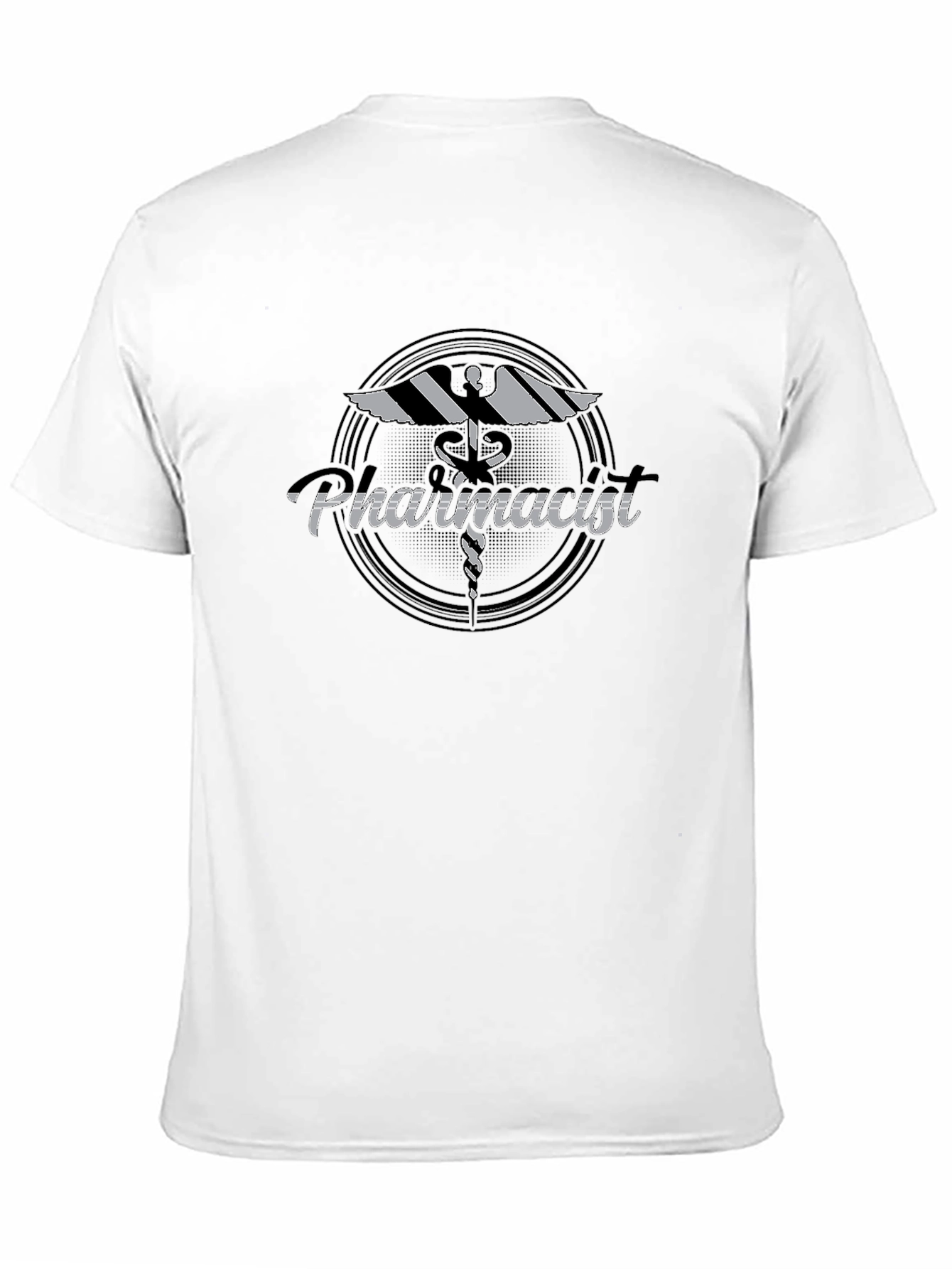 Pharmacist Caduceus Black T-Shirt