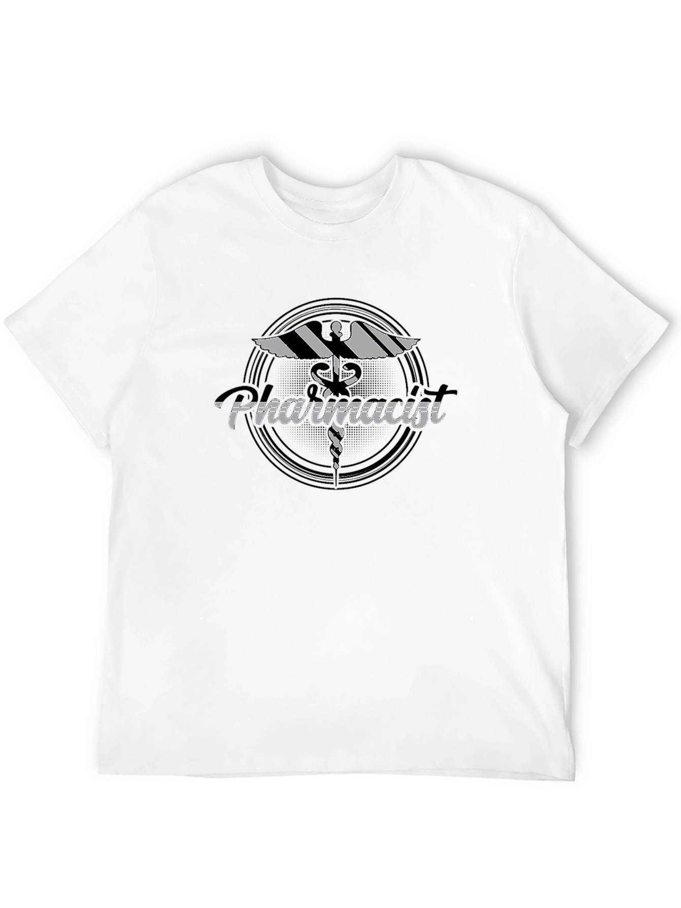 Pharmacist Caduceus Black T-Shirt