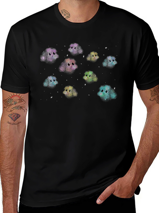 Galaxy Creature T-Shirt - Black Cotton Blend