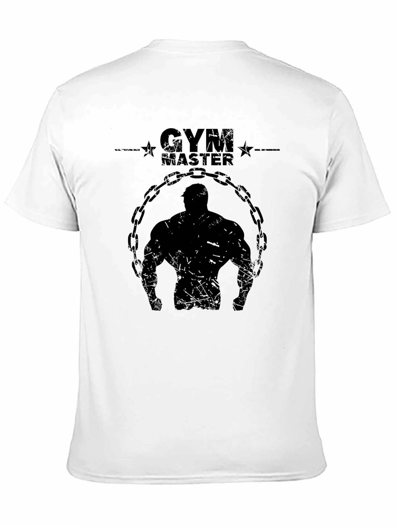 Gym Master Black T-Shirt | Bodybuilding Apparel