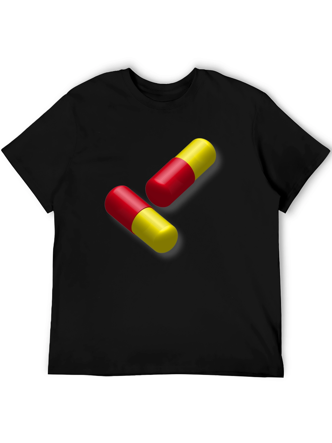 Pill Graphic Black T-Shirt