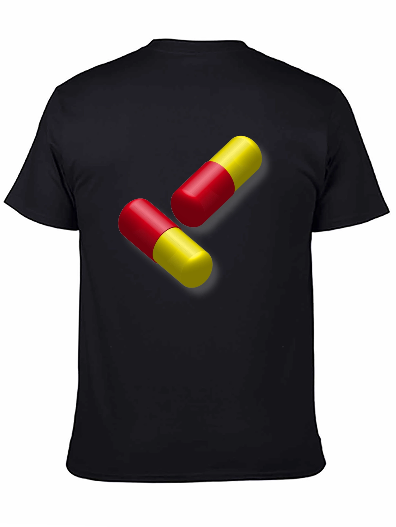 Pill Graphic Black T-Shirt