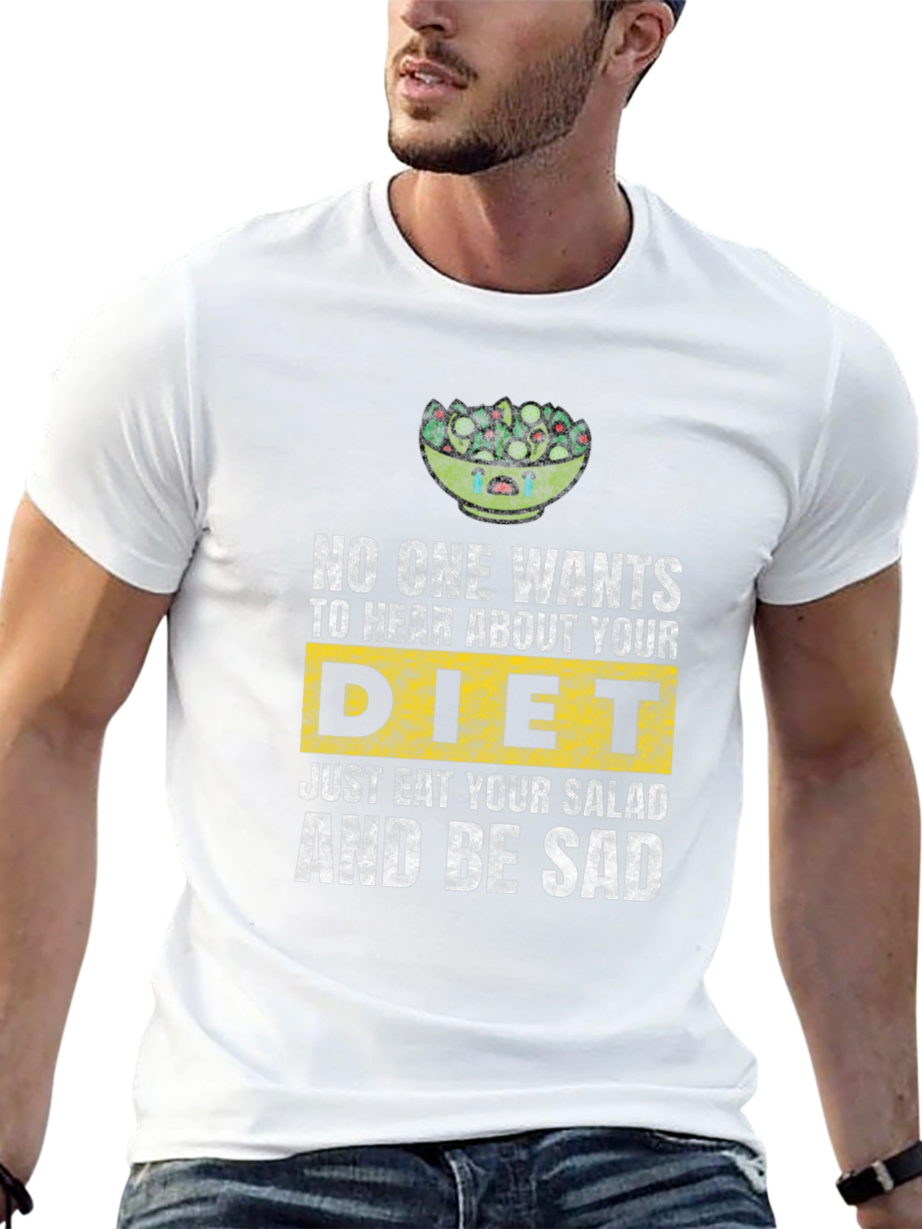 Sad Salad Diet T-Shirt: Eat Your Greens!