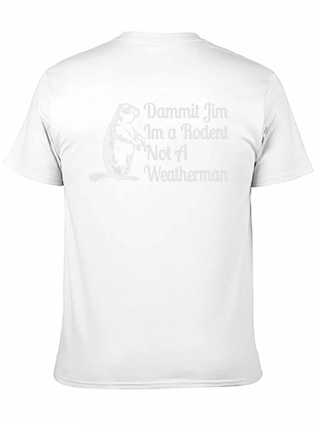 Dammit Jim Rodent Weatherman T-Shirt