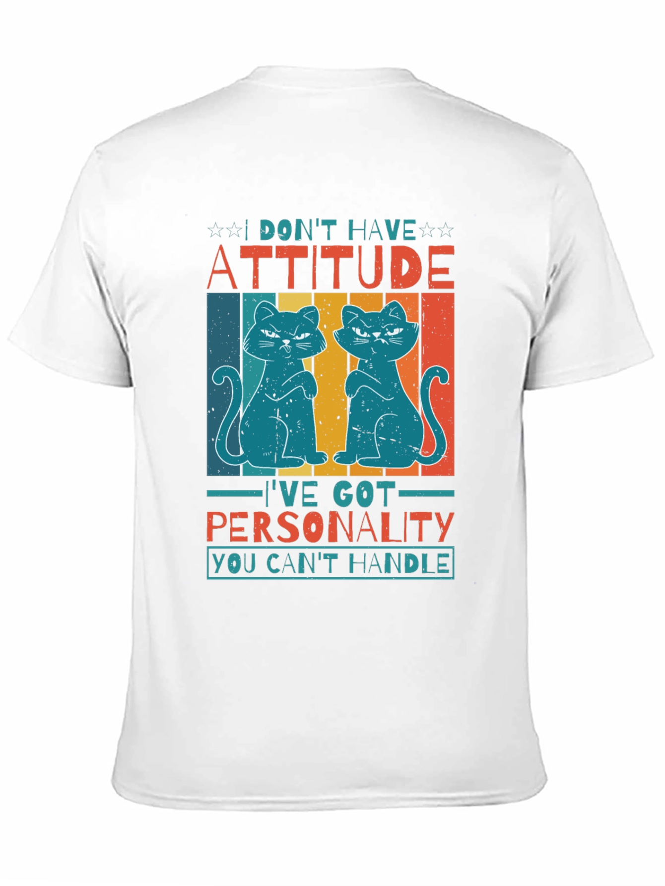 Sarcastic Cat Graphic T-Shirt