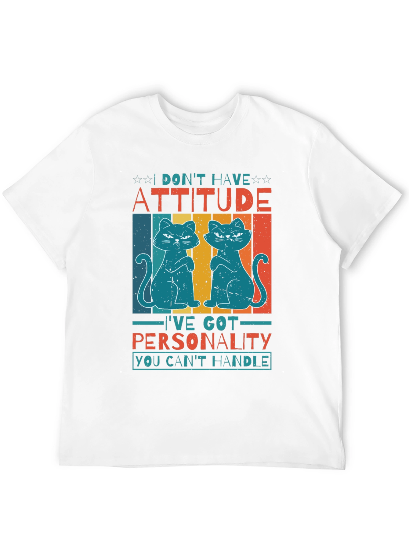 Sarcastic Cat Graphic T-Shirt