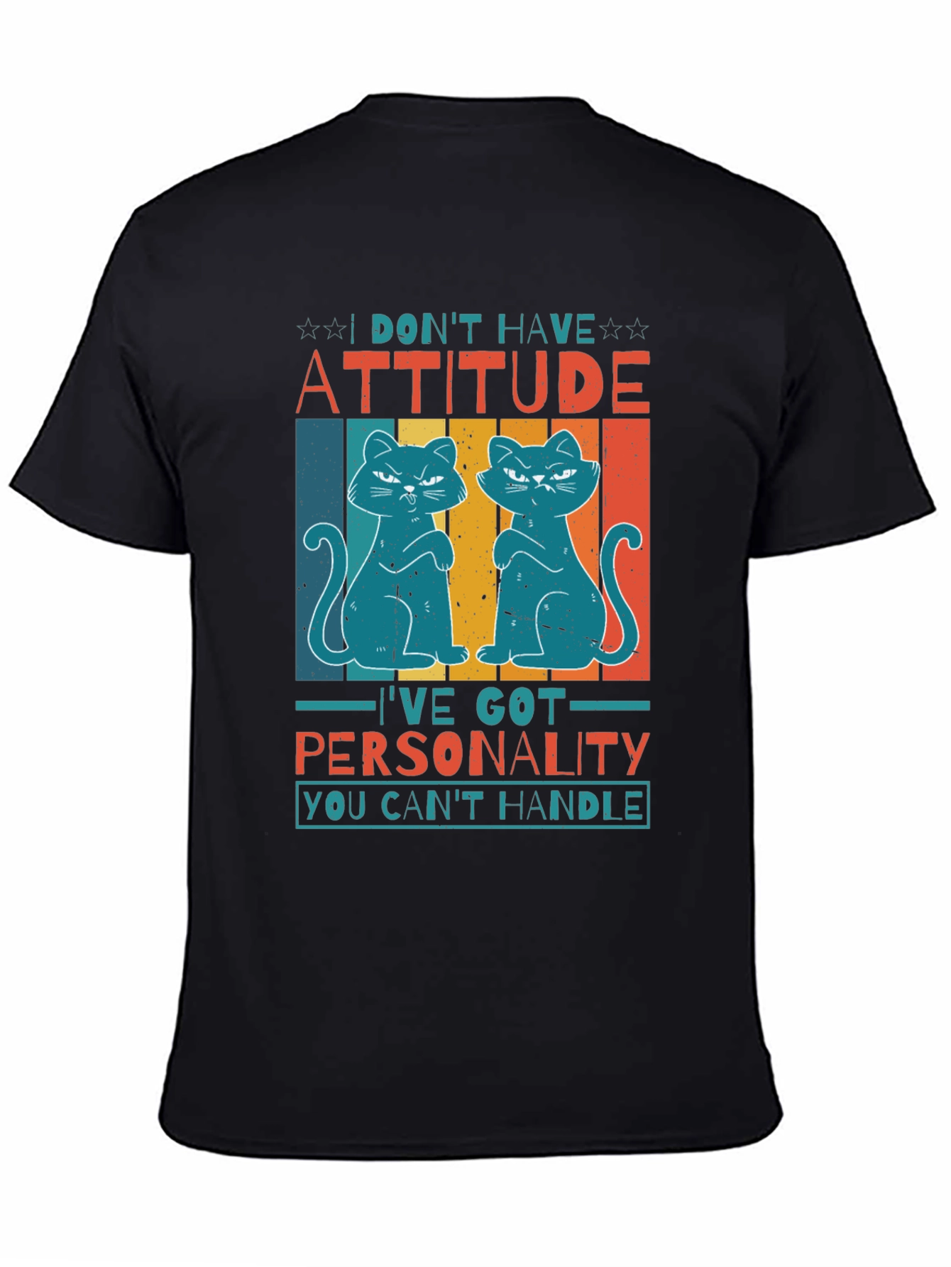 Sarcastic Cat Graphic T-Shirt